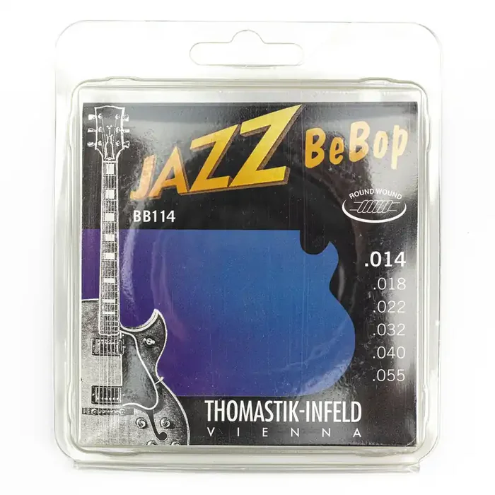 Thomastik-Infeld BB114 Jazz BeBop Nickel Roundwound 14-55 Electric Guitar Strings