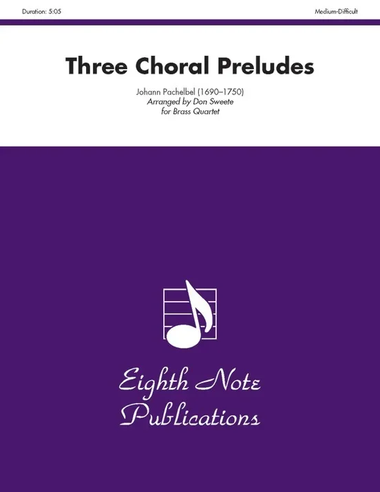 Three Choral Preludes Brass Quartet