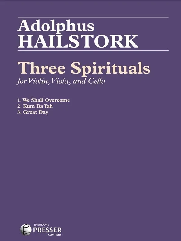 Three Spirituals For String Trio Arr Hailstork (Music Score/Parts)
