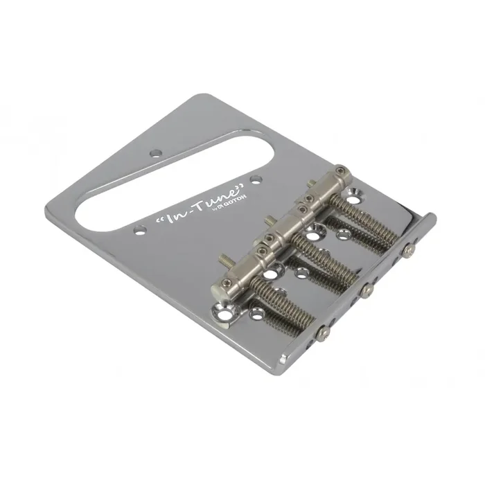 Ti-TC2 Telecaster Replacement Bridge with Titanium “In-Tune” Saddles