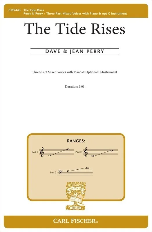 Tide Rises 3 Part Mixed (Octavo) Book
