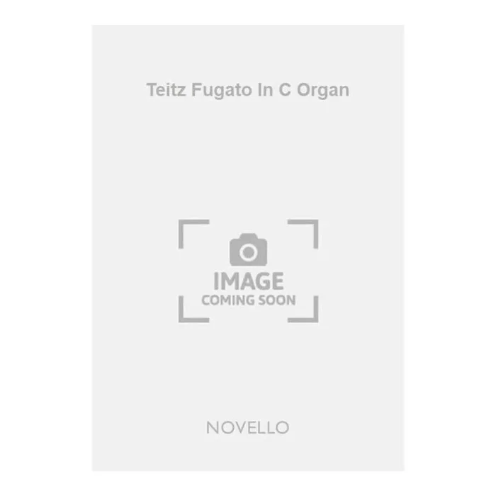 Tietz, Philipp – Teitz Fugato In C Organ
