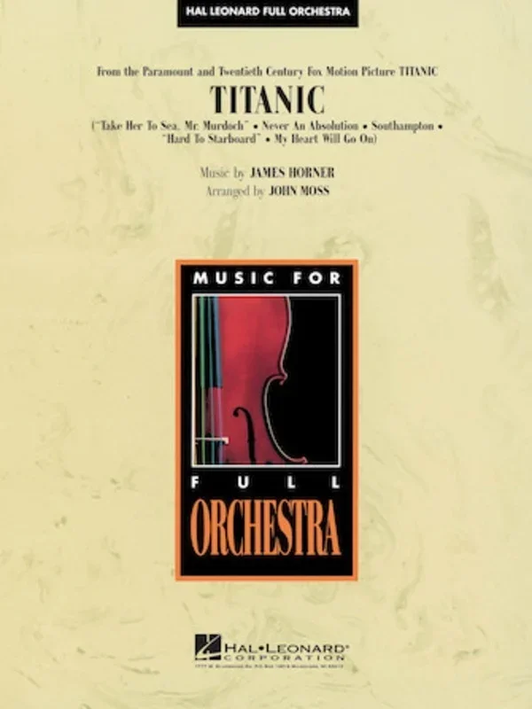 Titanic Hal Leonard Full Orchestra Score Only (Music Score/Parts)