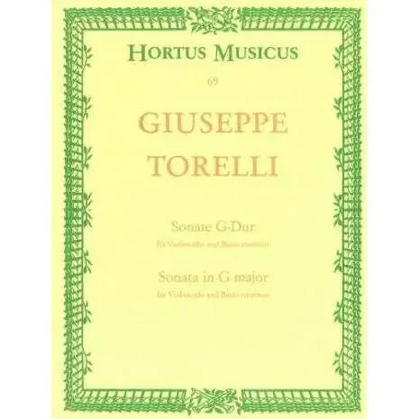 Torelli Sonata in G (for Cello and Piano)