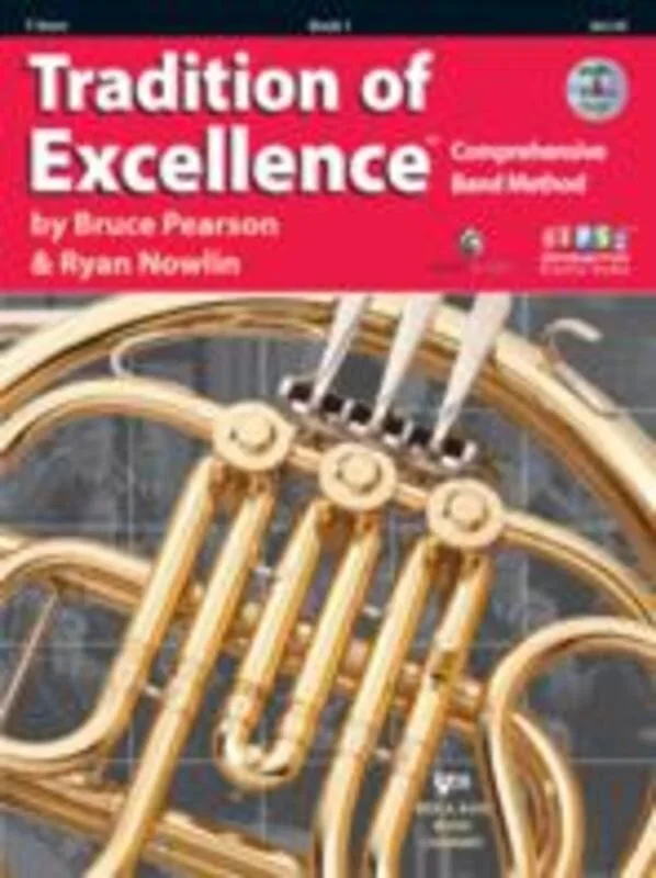 Tradition Of Excellence Book 1 F Horn Book/DVD (Softcover Book/DVD)