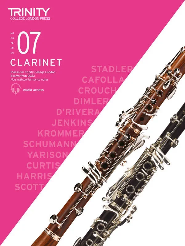 Trinity Clarinet Exam Pieces from 2023 – Grade 7