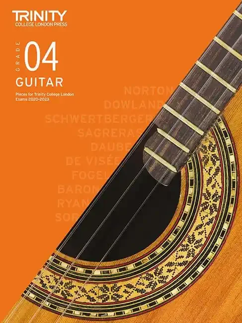 Trinity Classical Guitar Exam Pieces 2020-2023 – Grade 4