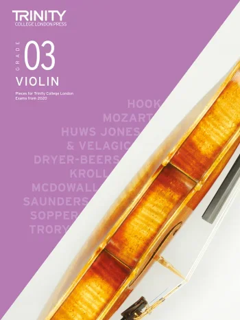 Trinity College London Violin Exam Pieces Grade 3 Violin & Piano From 2020