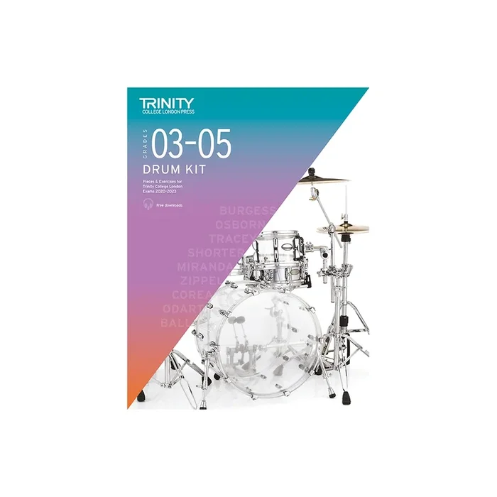 Trinity Drum Kit Exam Pieces from 2020: Grades 3-5