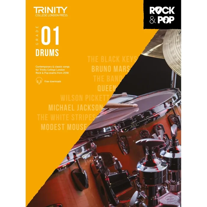 Trinity Rock & Pop Drums from 2018: Grade 1
