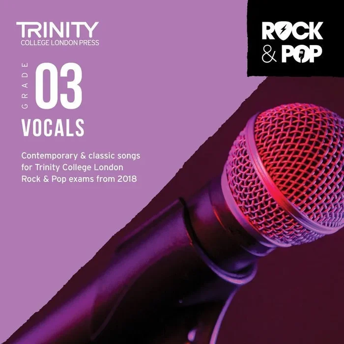 Trinity Rock and Pop Vocals Gr 3 CD 2018 (CD Only)