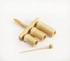 Triple Agogo in Maple by Early Music Shop