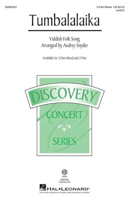 Tumbalalaika VoiceTrax CD (CD Only)