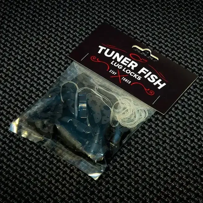Tuner Fish Lug Locks Black 24 Pack