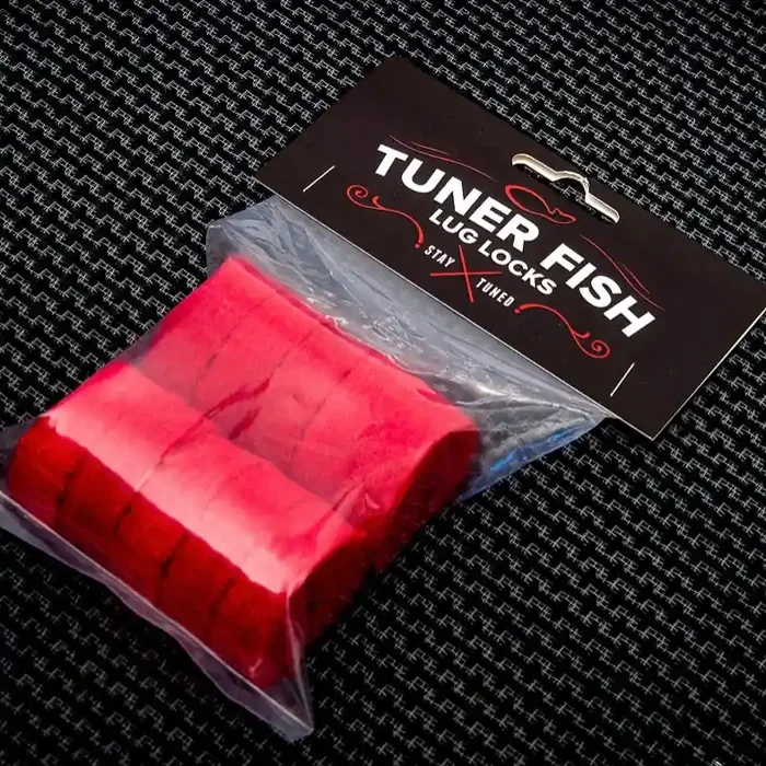 Tuner Fish Lug Locks Cymbal Felts 10pk, Red