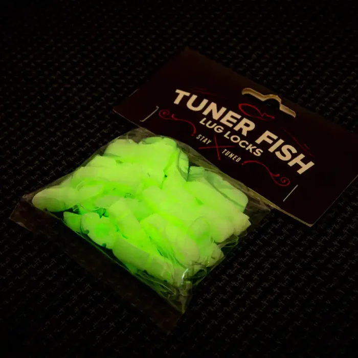 Tuner Fish Lug Locks GLOW IN THE DARK 24 Pack (LIMITED EDITION)