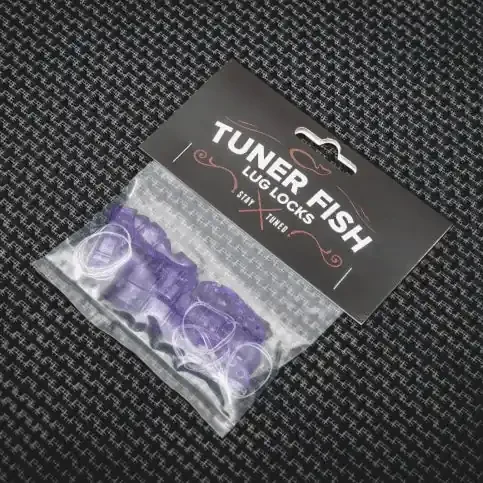 Tuner Fish Lug Locks Purple 8 Pack