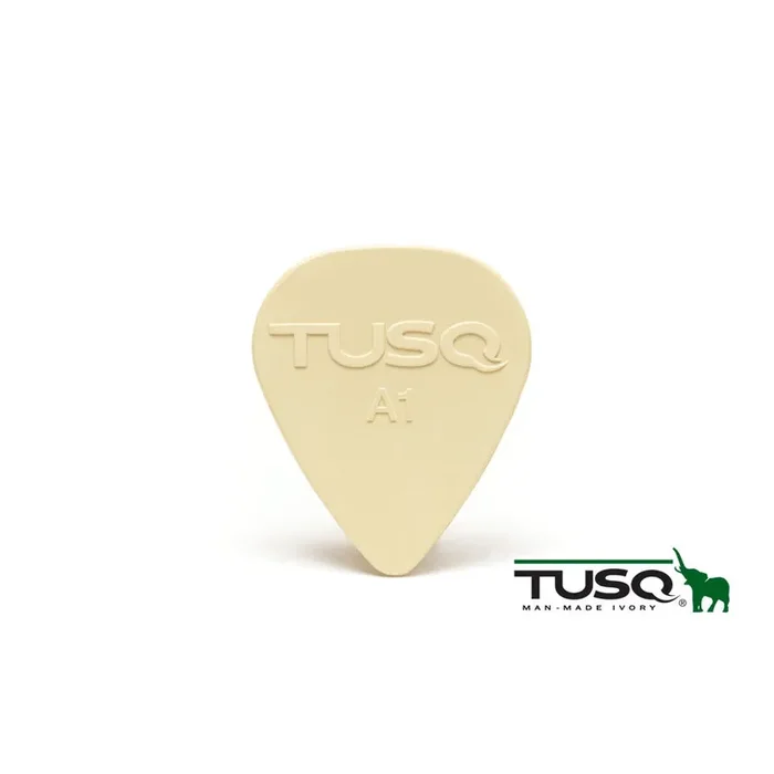 Tusq Pick 0.68mm Vintage White – 72 Pack