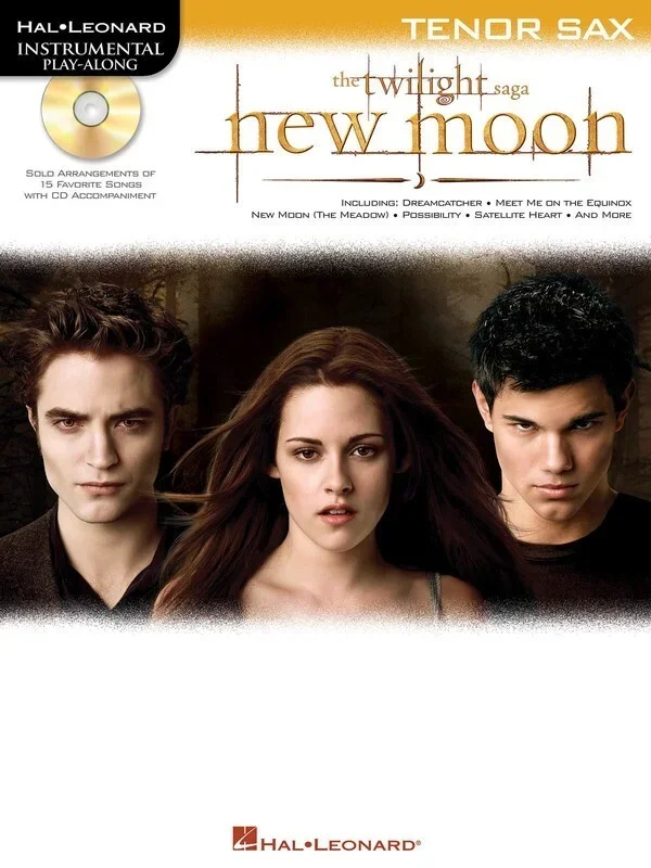 Twilight New Moon Book/CD Tenor Sax (Softcover Book/CD)