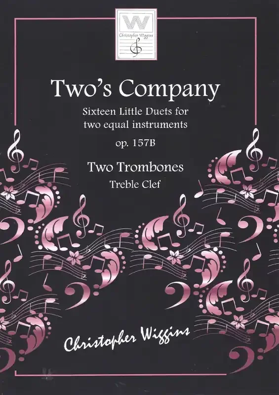 Two‘s Company – Two Trombones Treble Clef – 16 little duets for two equal instruments op. 157B