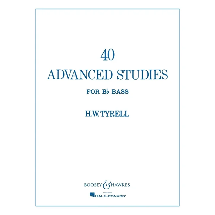Tyrell, H. W. – Advanced Studies for Bb Bass