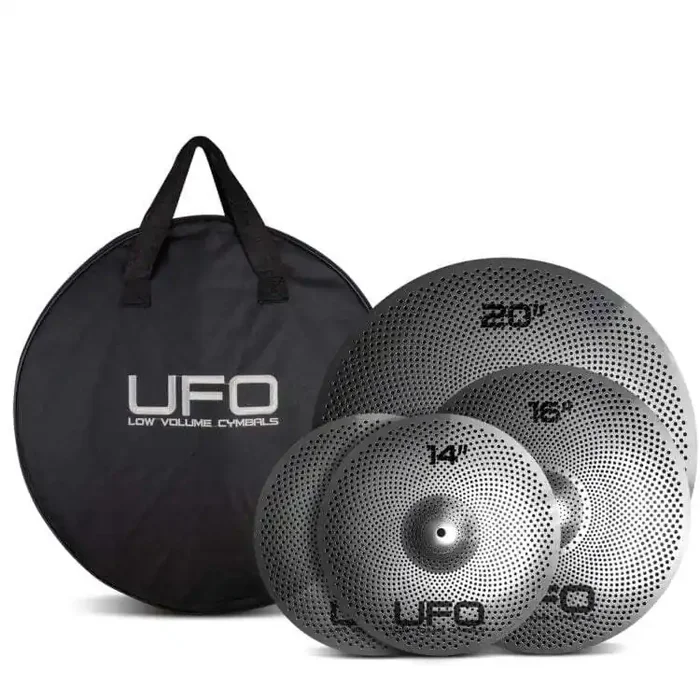 UFO Low Volume Cymbal Set – 14/16/20 Inc. Bag