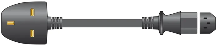 UK Plug IEC Lead – 3m/Black