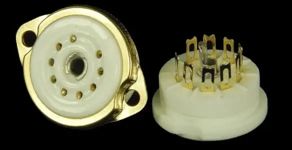 Valve Socket 9 PIN GOLD