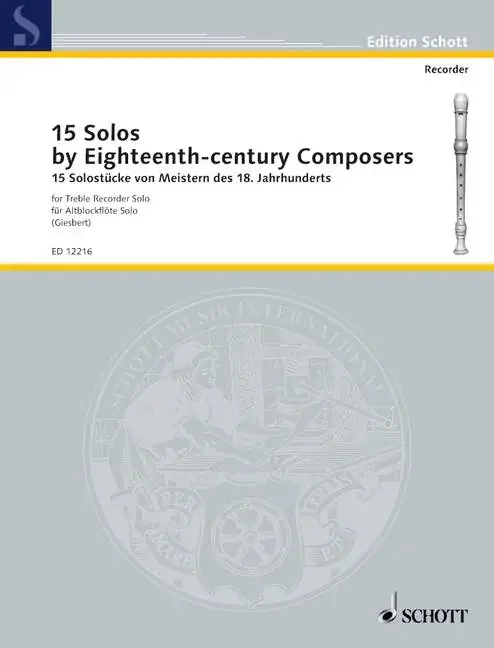 Various 15 Solos by 18th Century Composers