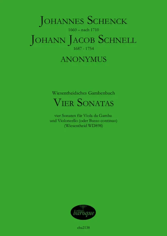 Various 4 Sonatas from the Wiesentheid Viol Book