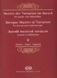 Various Baroque Masters of Variation for Recorder – Vol. 2