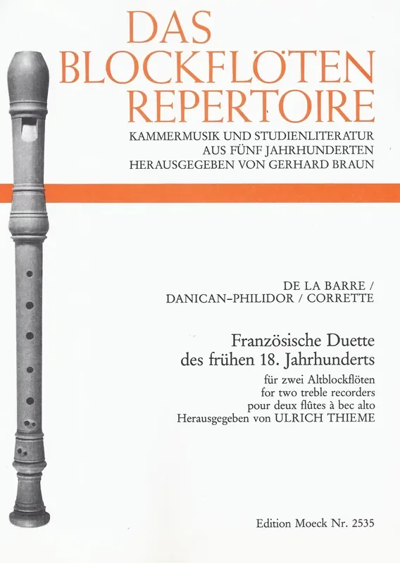 Various French Duets for 2 Treble Recorders