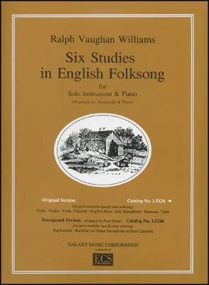 Vaughan Williams: 6 Studies in English Folksong