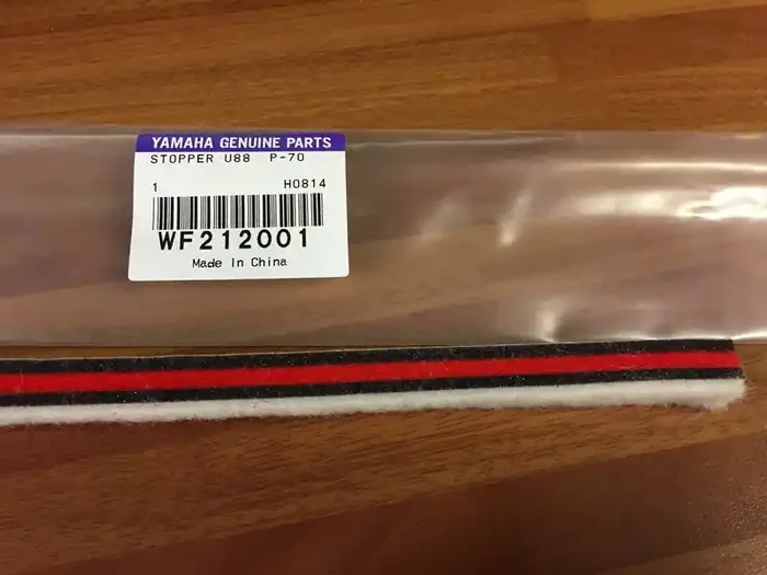 VDV16400 WF21200 SINGLE Yamaha GHL keybed upper stopper felt
