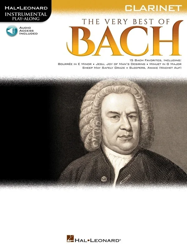 Very Best Of Bach For Clarinet Book/Online Audio