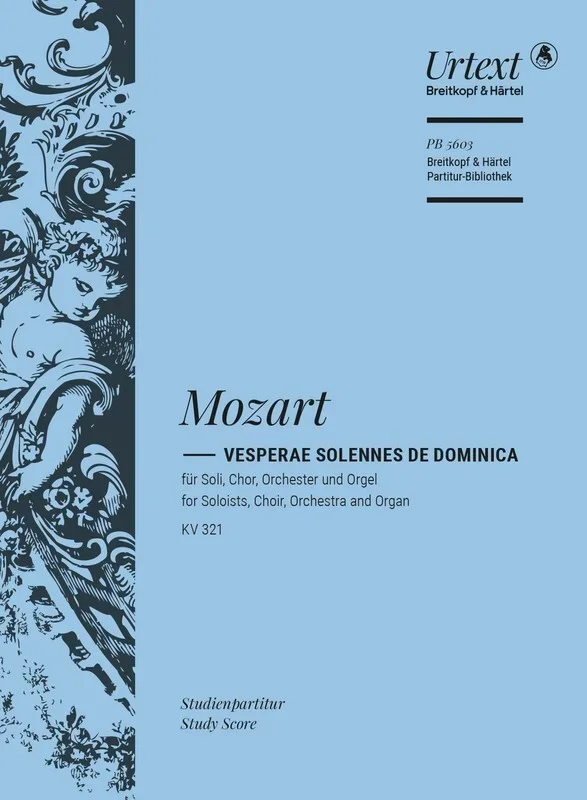Vesperae Solennes De Dominica K 321 Study Score (Softcover Book)