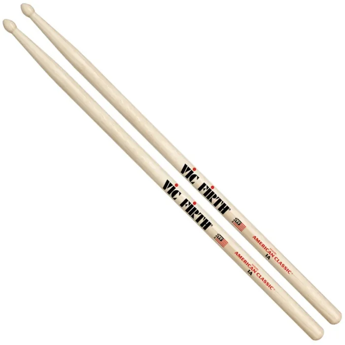 Vic Firth 1A Drumsticks American Classic, Wood Tip