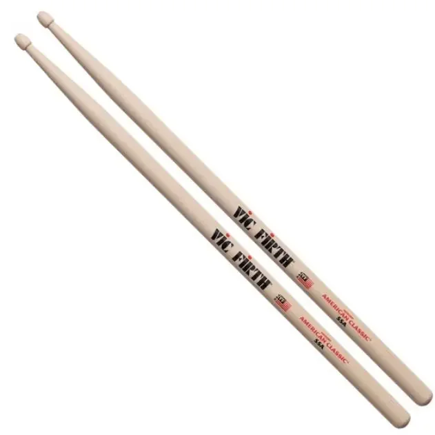 Vic Firth 55A Drumsticks American Classic, Wood Tip