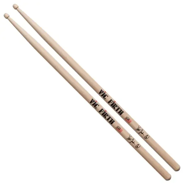 Vic Firth (SJOR) Steve Jordan Signature Wooden Tip Drumsticks – Hickory