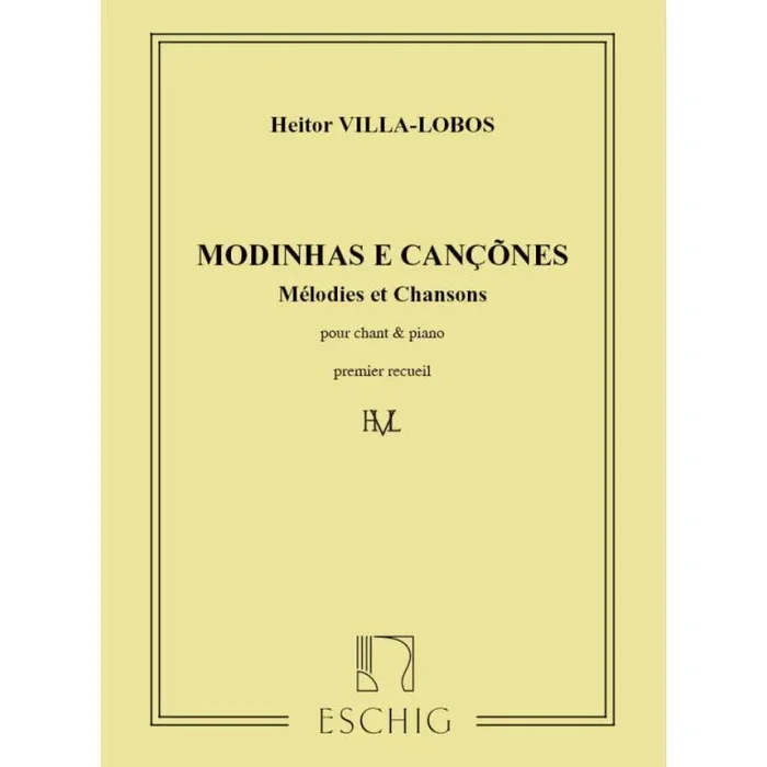 Villa-Lobos, Heitor – Modinhas E Cancones Vol 1