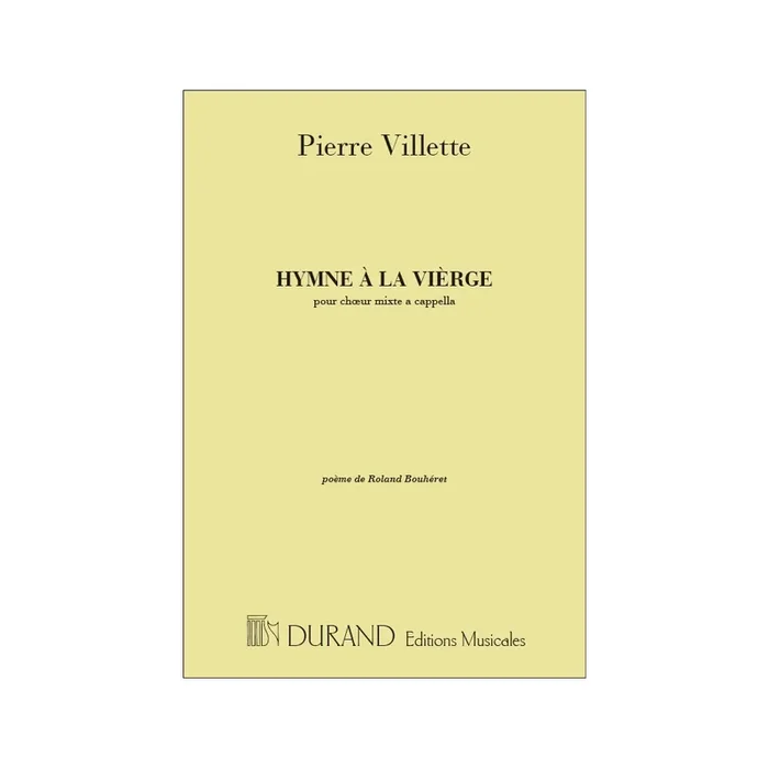 Villette, Pierre – Hymne à La Vierge
