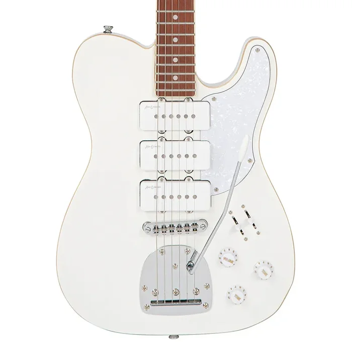 Vintage REVO Series Trio Electric Guitar – Arctic White