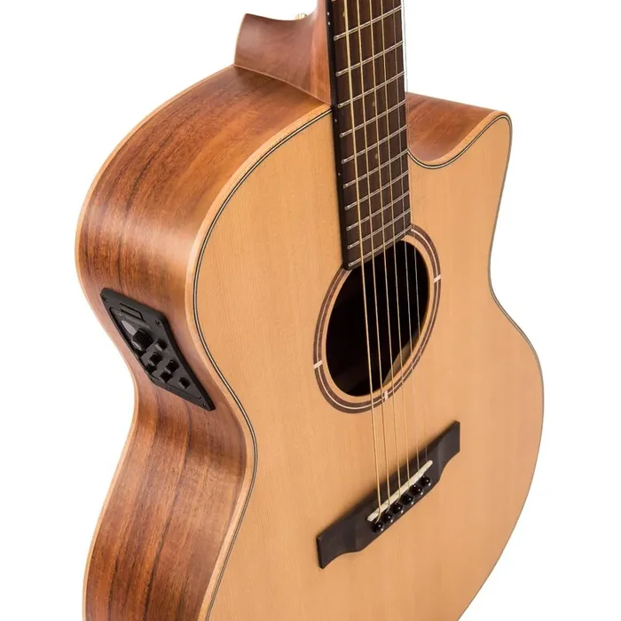 Vintage ‘Virtuoso‘ Electro-Acoustic Folk Guitar ~ Rory Evans Natural