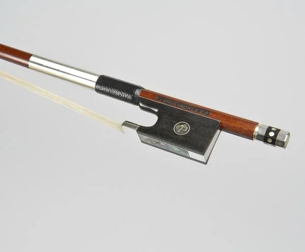 Violin Bow-Egidius Dorfler Pernambuco Round Silver ParisEye