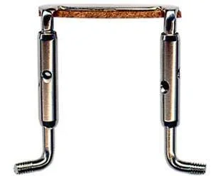 Violin Chinrest Screws-Set 1/8-1/16 Chrome