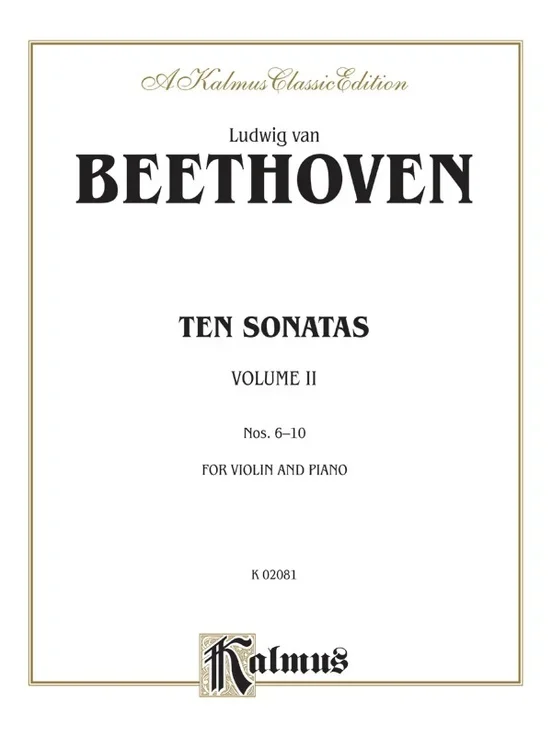 Violin Sonatas 10 Book 2
