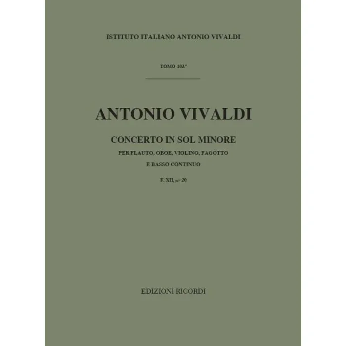 Vivaldi, Antonio – Concerto in Sol Minore