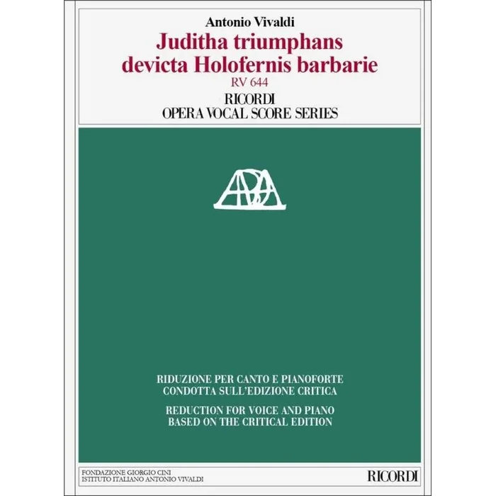 Vivaldi, Antonio – Juditha Triumphans Devicta Holofernis Barbarie