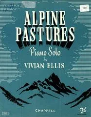 Vivian Ellis : Vivian Ellis : Alpine Pastures – Piano – Faber Digital