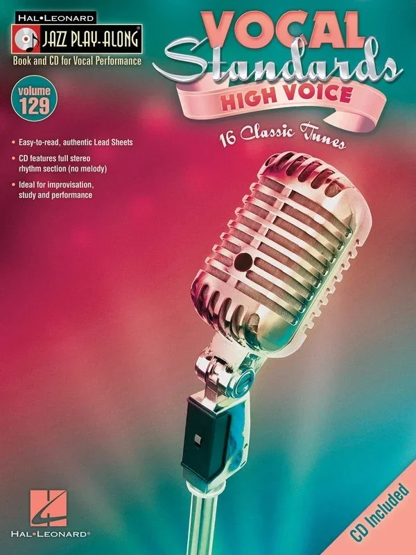 Vocal Standards (High) Jazz Play Along Book/CD V12 (Softcover Book/CD)